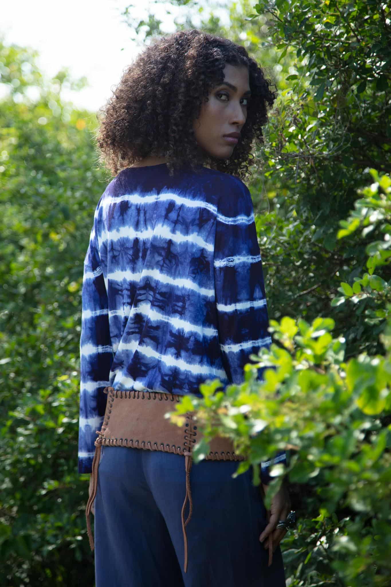 Blusa de Malha Maria Bonita Tie Dye