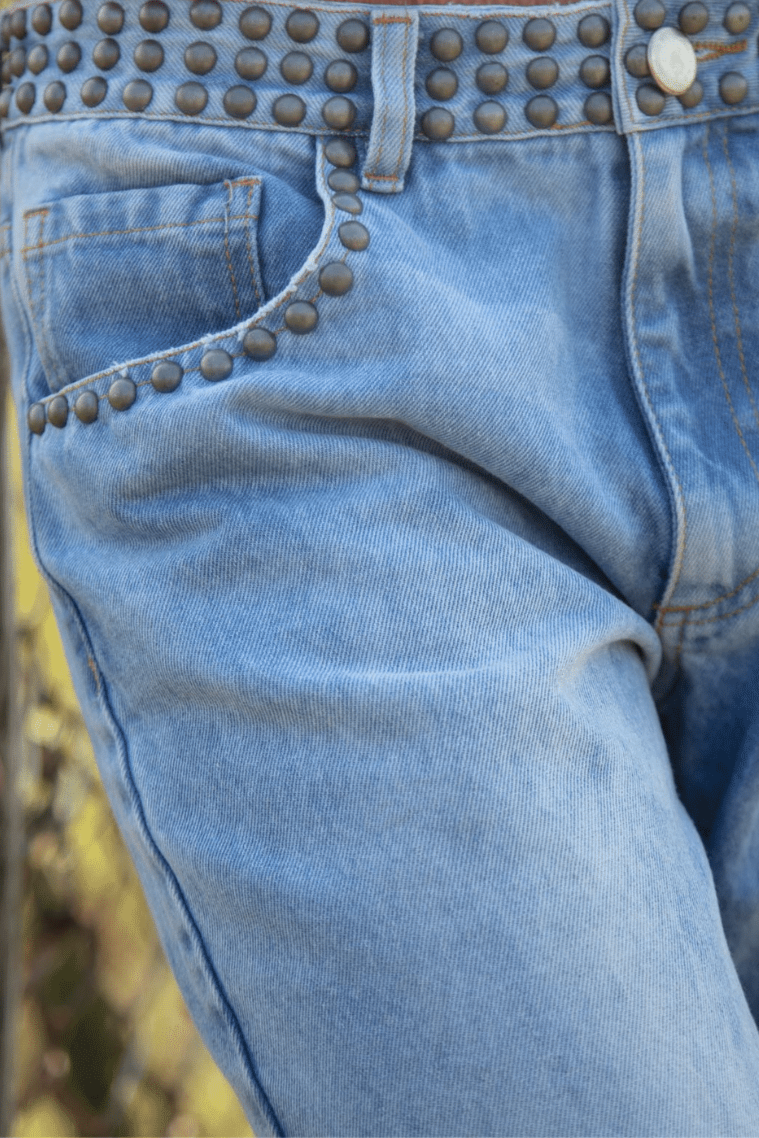Calça Jeans Bordada Soho