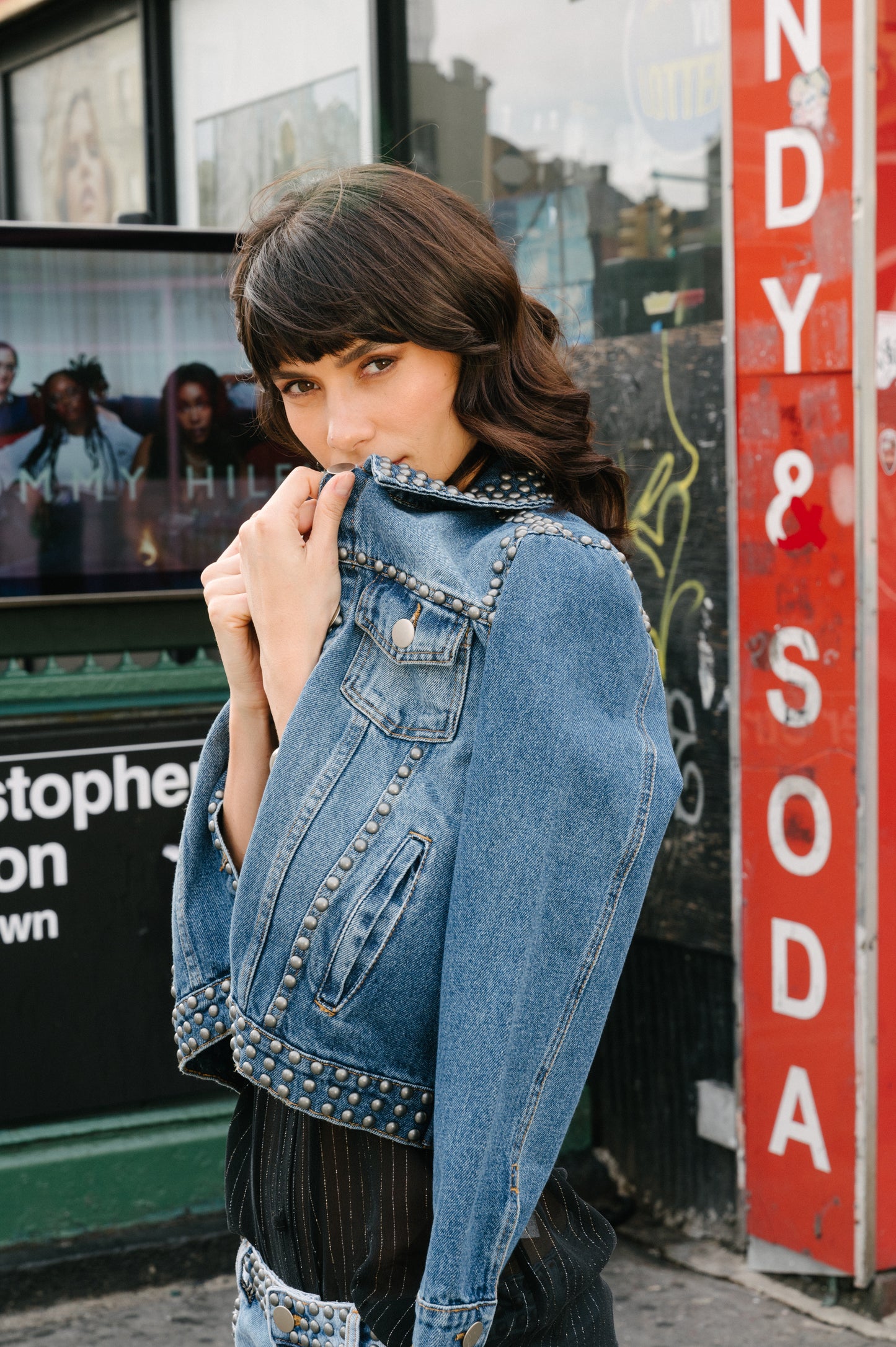 Jaqueta Jeans Bordada Soho