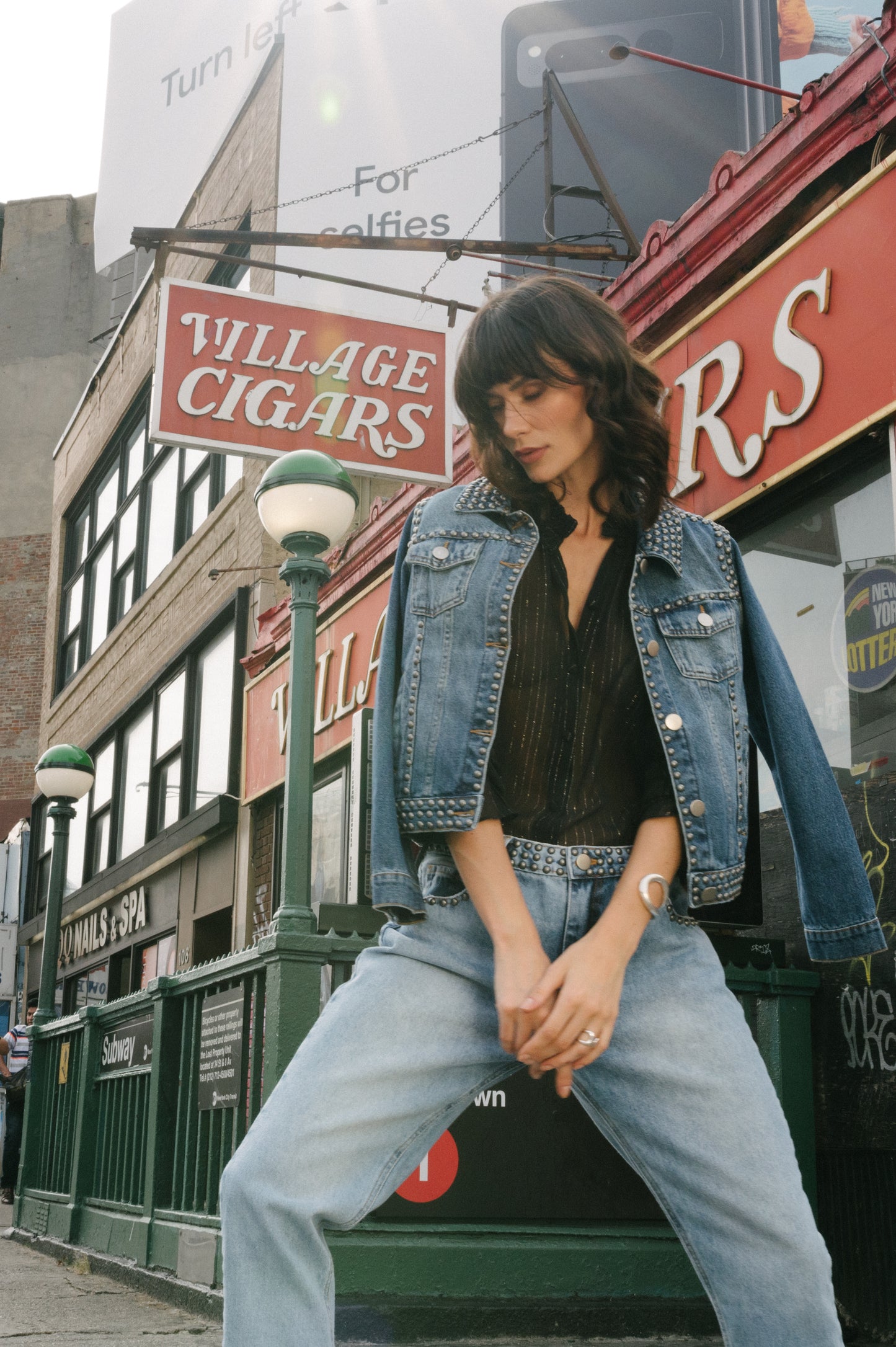 Jaqueta Jeans Bordada Soho