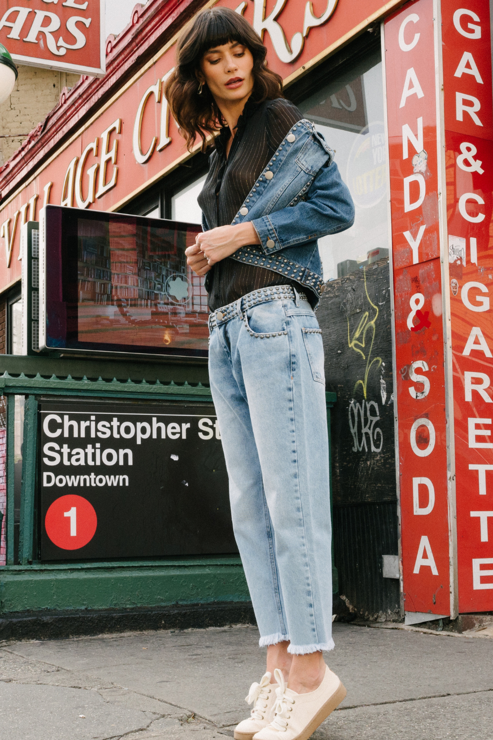 Calça Jeans Bordada Soho