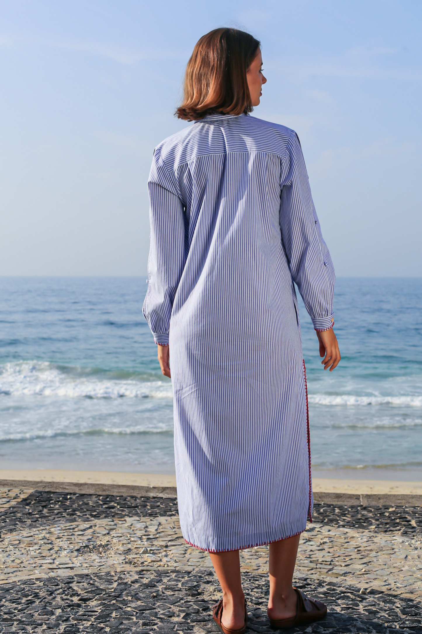 Chemise Bordada Aurora Blue