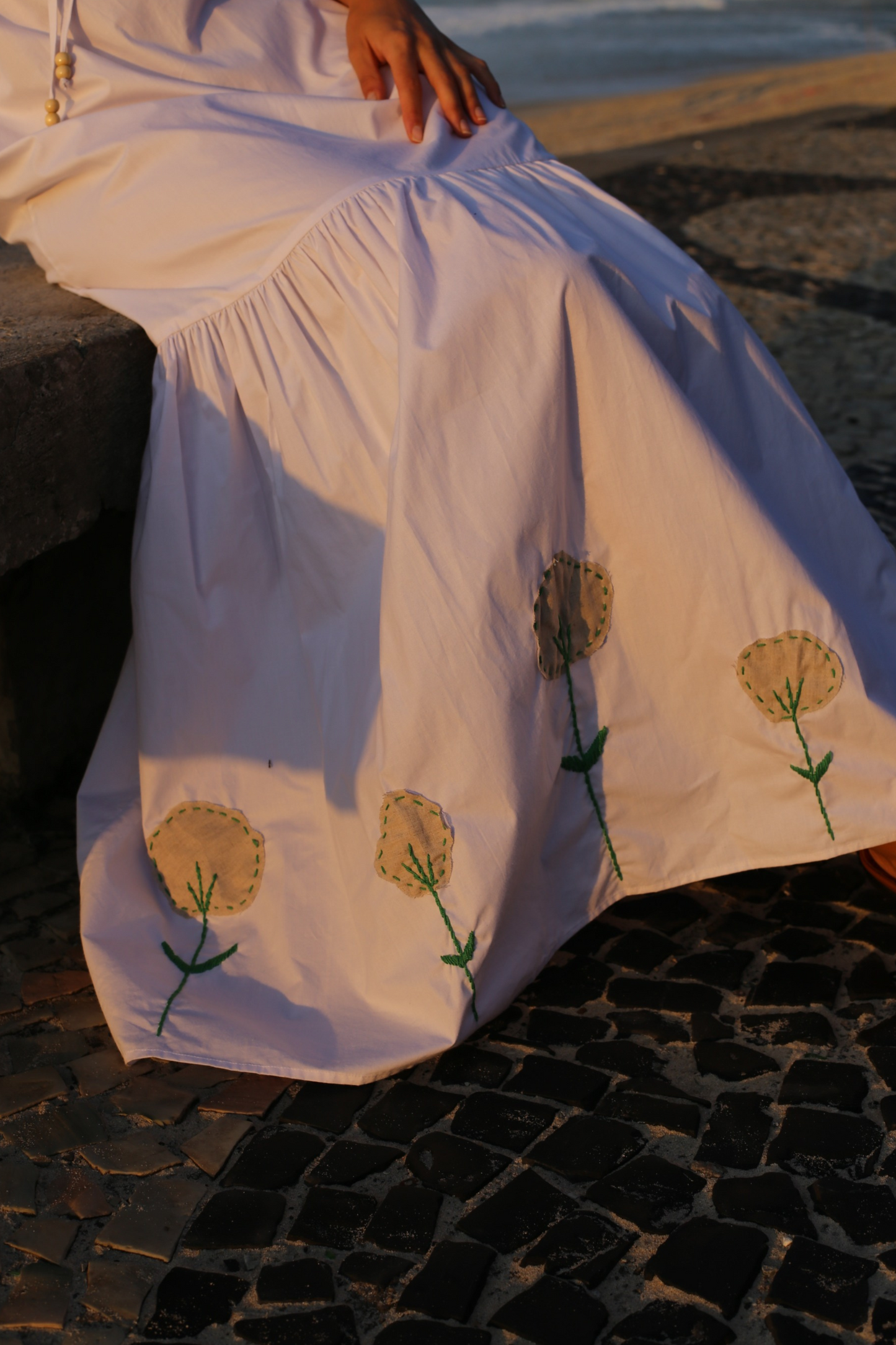 Alva Embroidered Cotton Dress