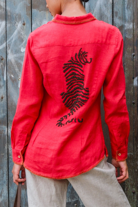 Camisa de Linho Tigre