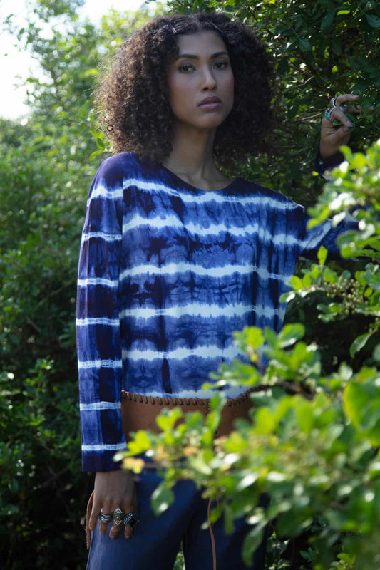 Blusa de Malha Maria Bonita Tie Dye