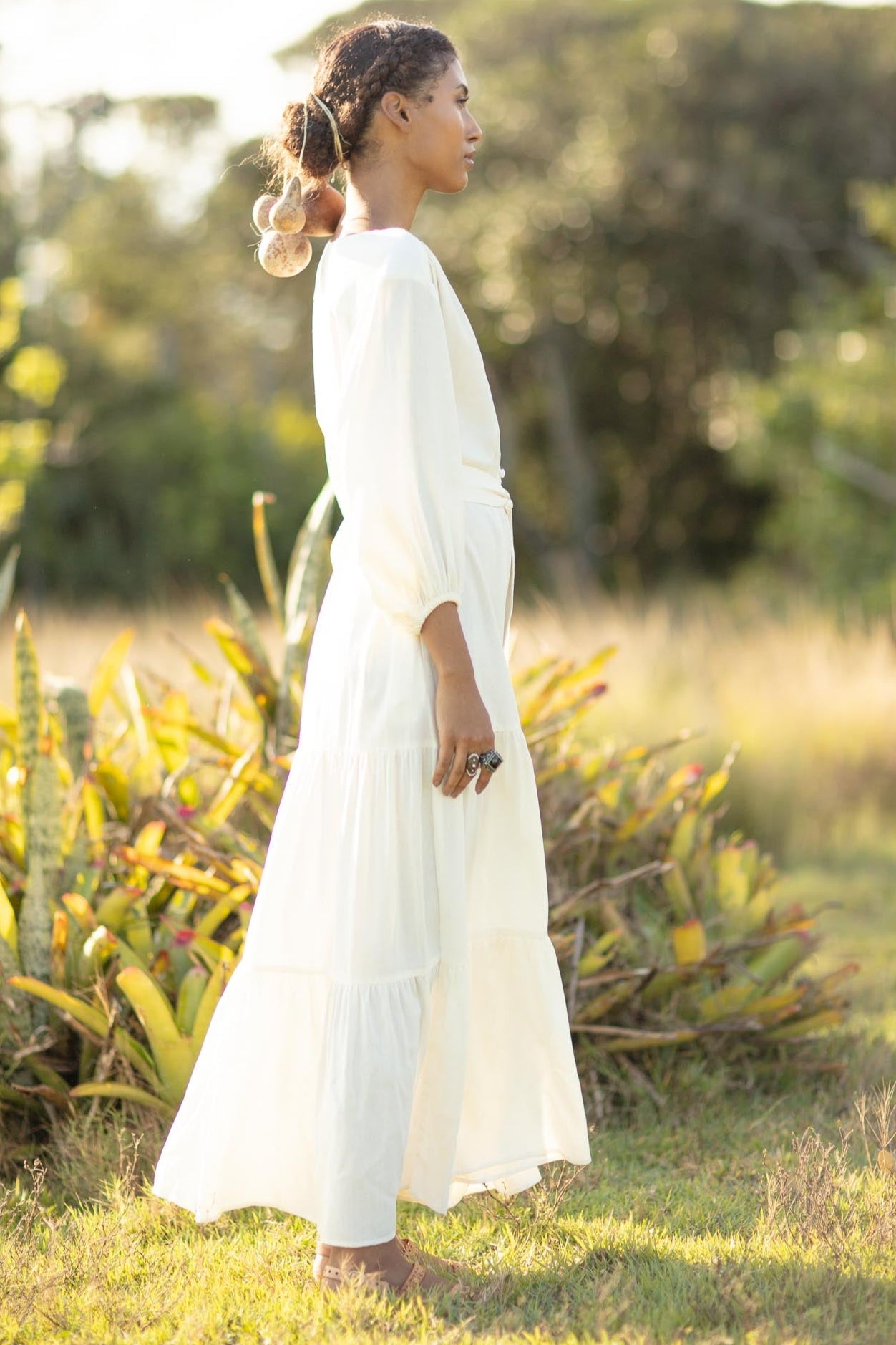 Vestido de Linho Bella Branco