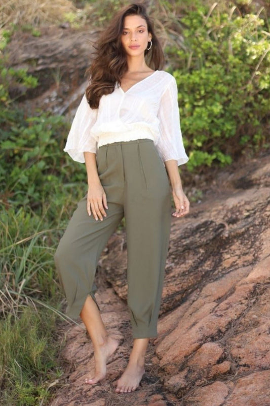 Calça Betina Verde Militar