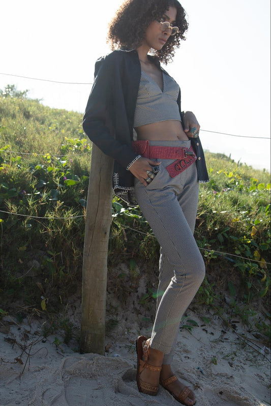 Calça Pied de Poule